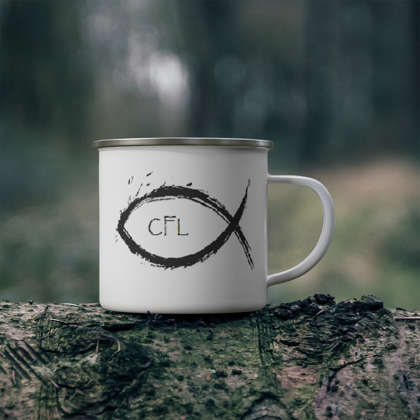 Enamel Mug - Cedar Furniture Lodge Branded Coffee Mug