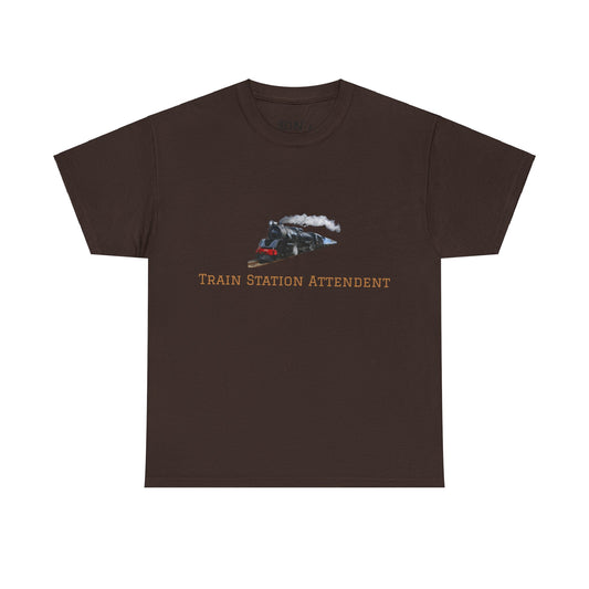 Train Station Attendant - Unisex Heavy Cotton Tee