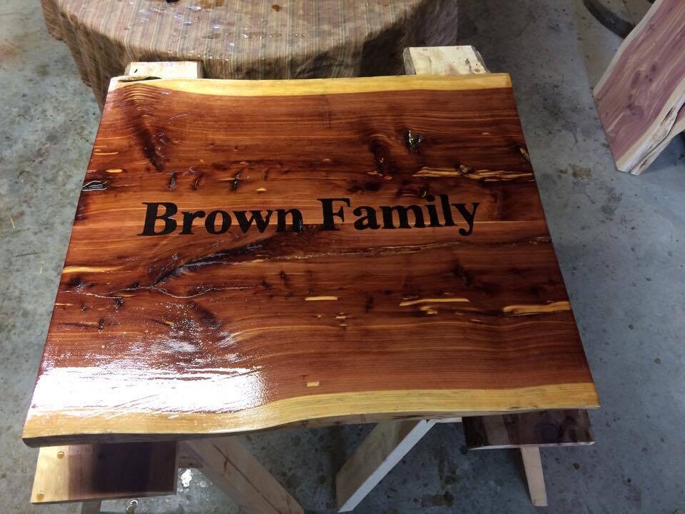 Medium Cedar Table Top