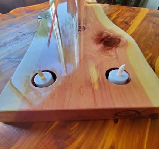 Live Edge Cedar Bath Tray