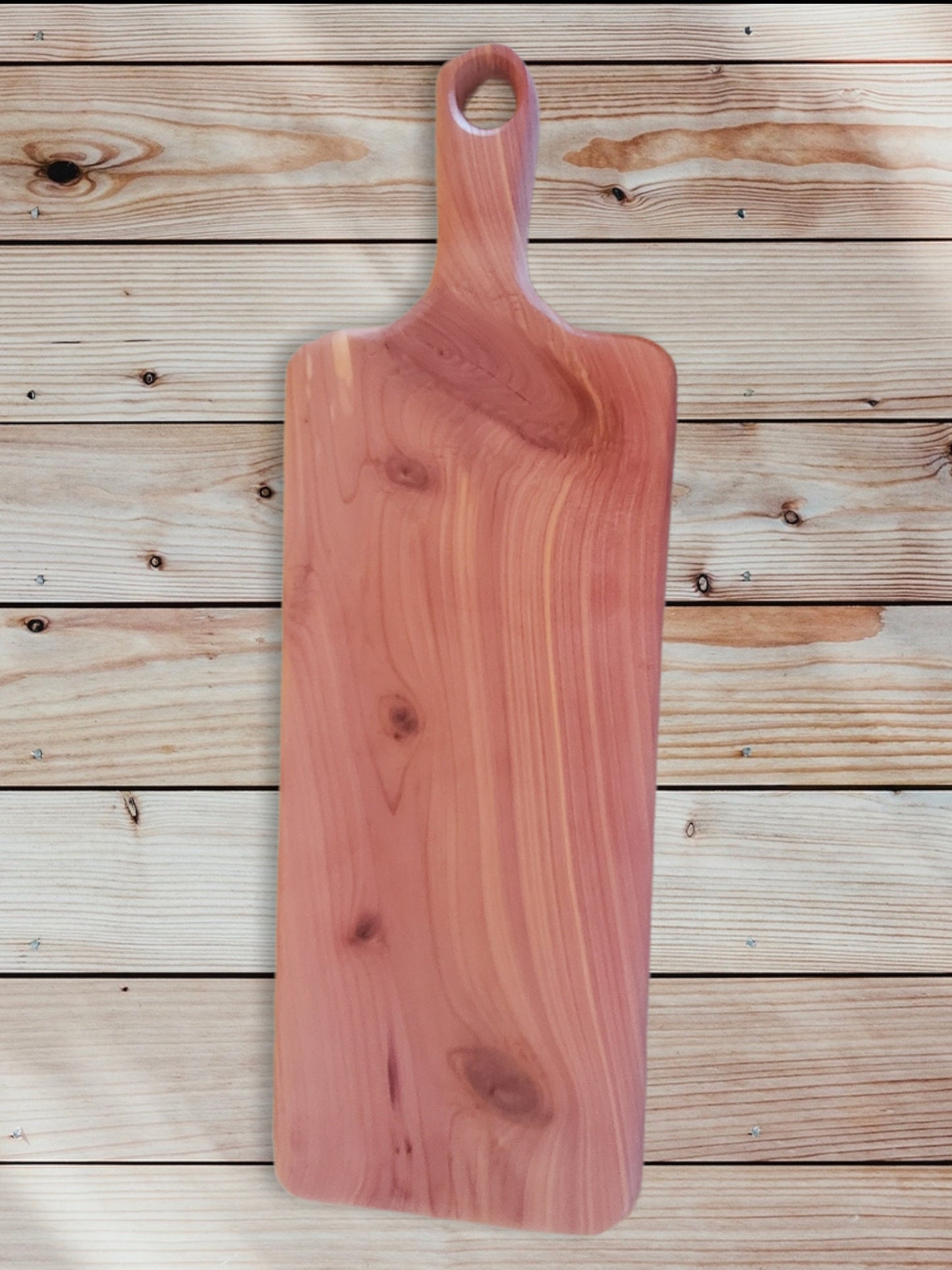 Cedar Charcuterie Paddle Board