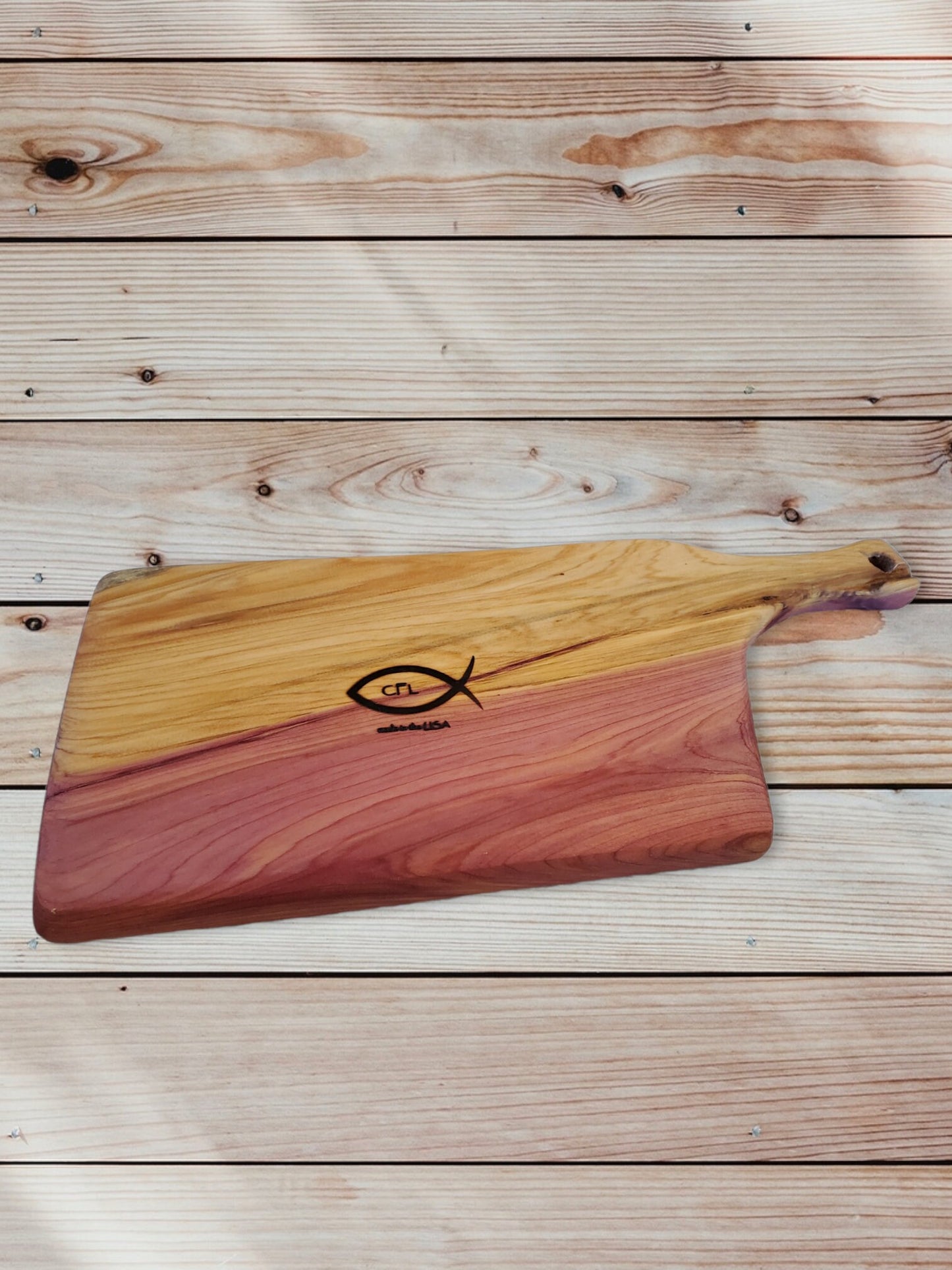 Cedar Cleaver Charcuterie Board