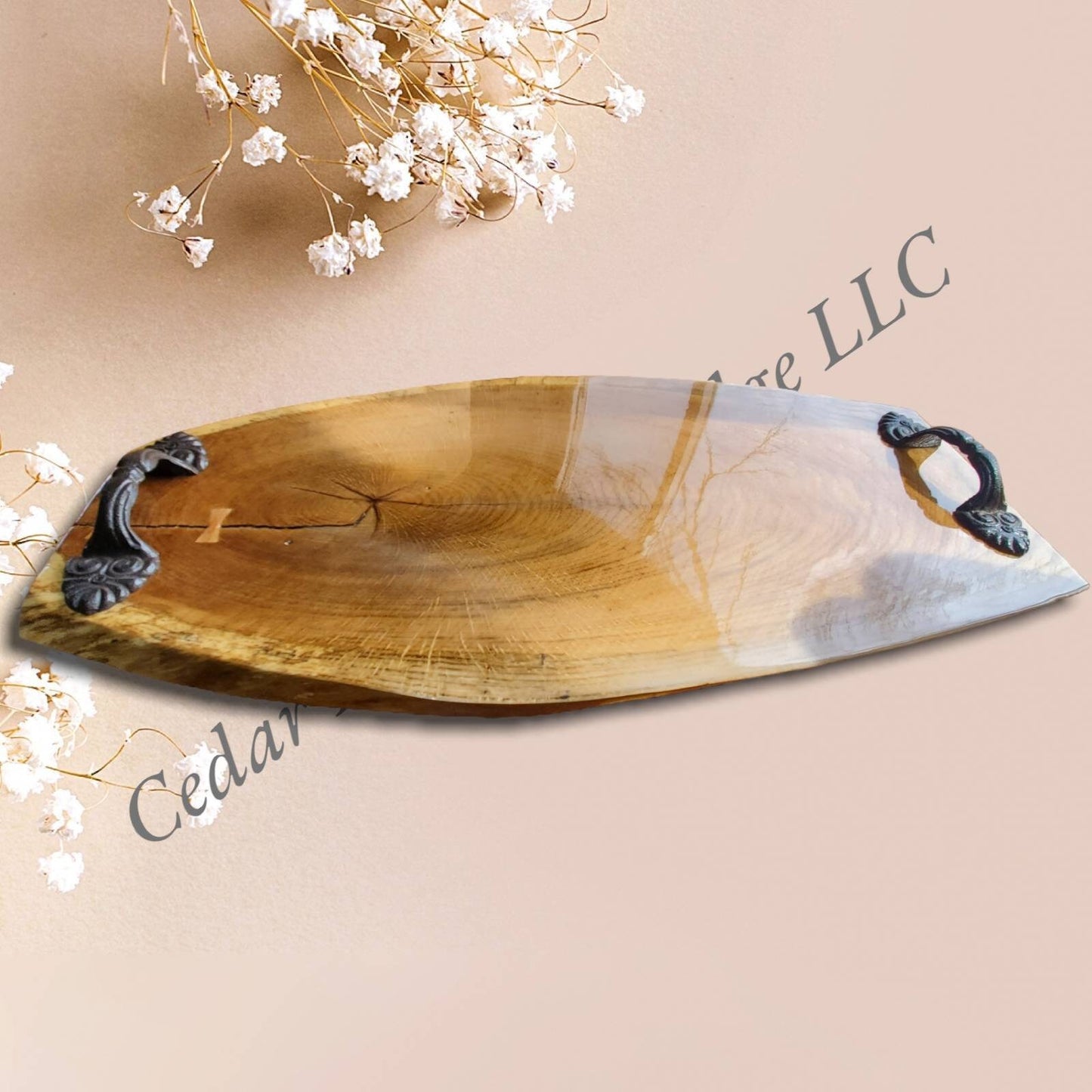 Rustic Oak Charcuterie Board