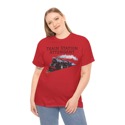 Train Station Attendant - Unisex Heavy Cotton Tee