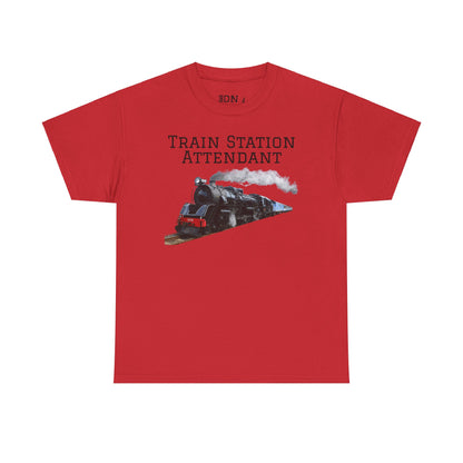 Train Station Attendant - Unisex Heavy Cotton Tee