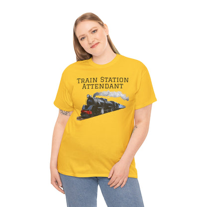 Train Station Attendant - Unisex Heavy Cotton Tee