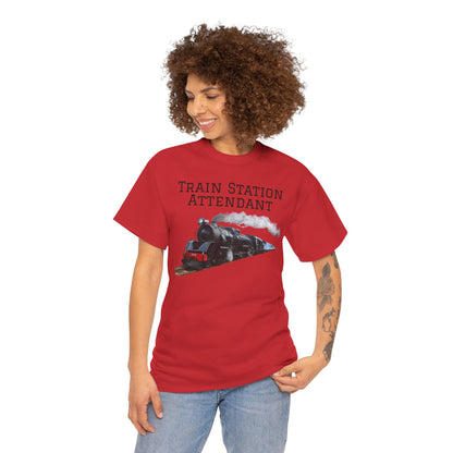 Train Station Attendant - Unisex Heavy Cotton Tee