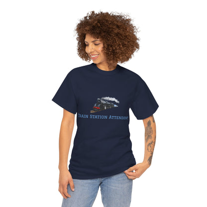 Train Station Attendant - Unisex Heavy Cotton Tee