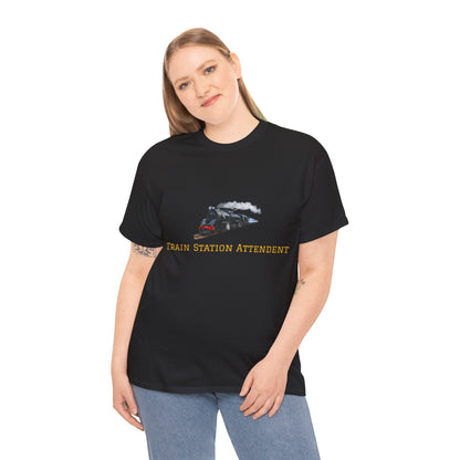 Train Station Attendant - Unisex Heavy Cotton Tee