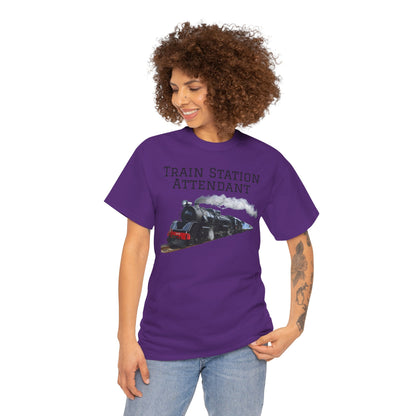 Train Station Attendant - Unisex Heavy Cotton Tee