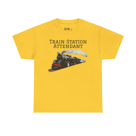 Train Station Attendant - Unisex Heavy Cotton Tee