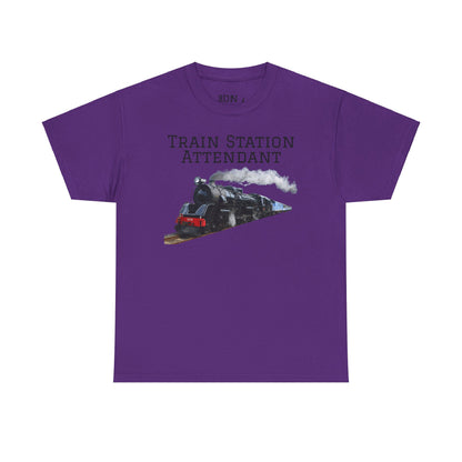 Train Station Attendant - Unisex Heavy Cotton Tee