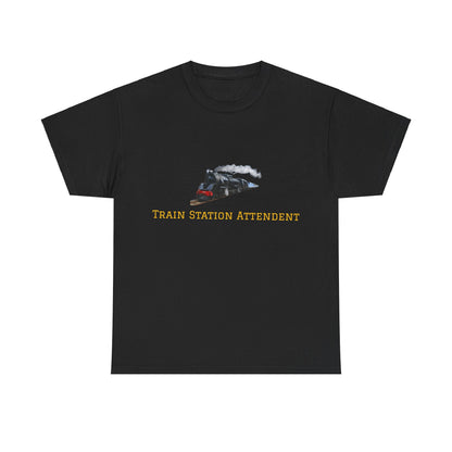 Train Station Attendant - Unisex Heavy Cotton Tee