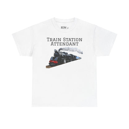 Train Station Attendant - Unisex Heavy Cotton Tee