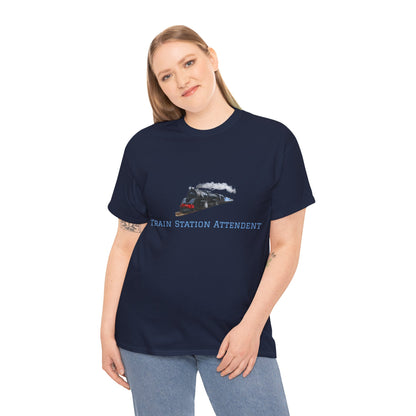 Train Station Attendant - Unisex Heavy Cotton Tee
