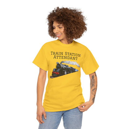 Train Station Attendant - Unisex Heavy Cotton Tee