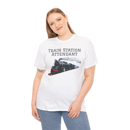 Train Station Attendant - Unisex Heavy Cotton Tee