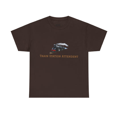 Train Station Attendant - Unisex Heavy Cotton Tee