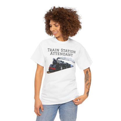 Train Station Attendant - Unisex Heavy Cotton Tee