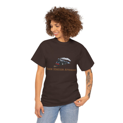 Train Station Attendant - Unisex Heavy Cotton Tee