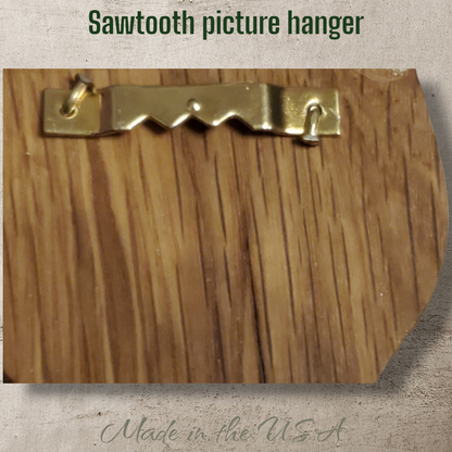 Small Wooden Steer Wall Decor