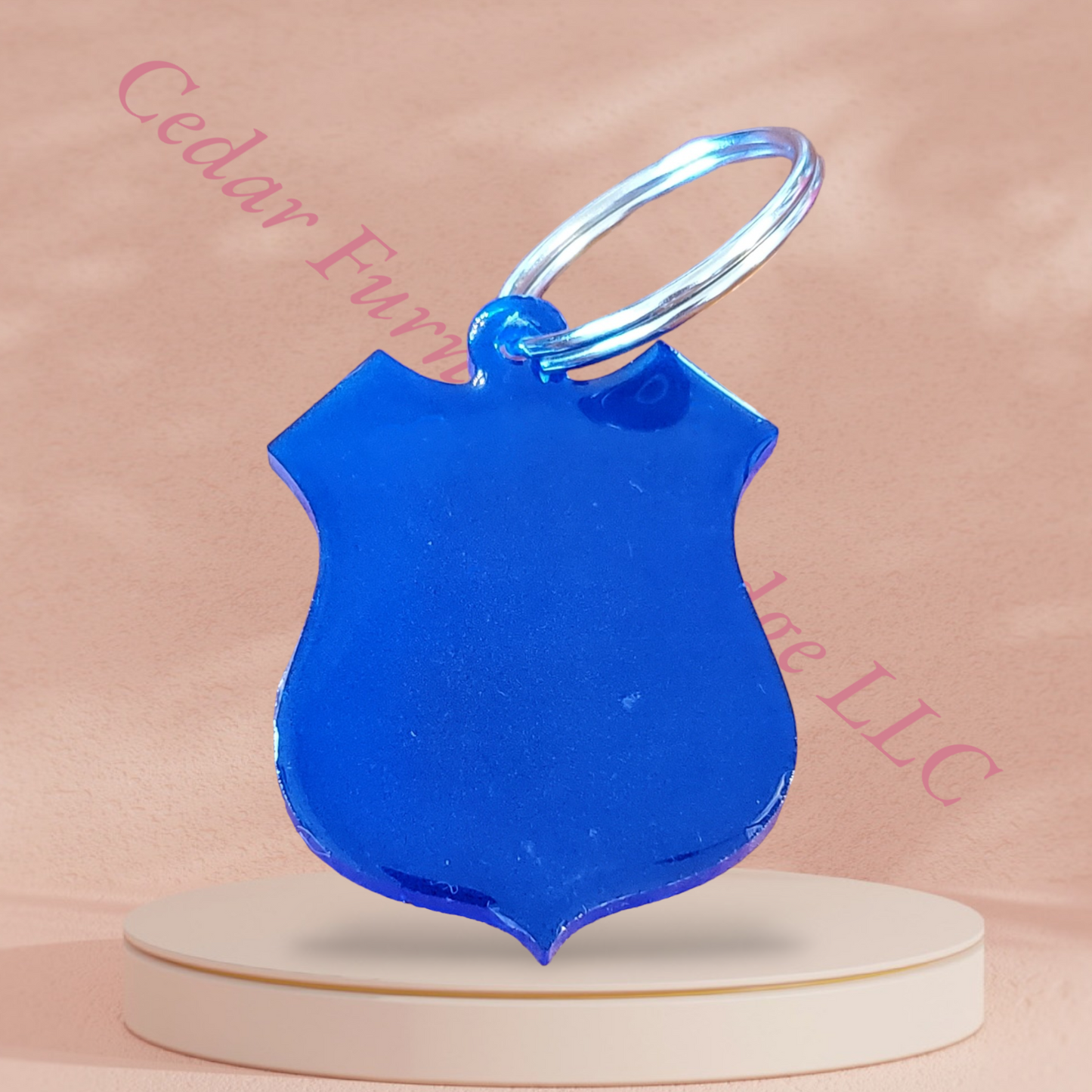Back the Blue Keychain
