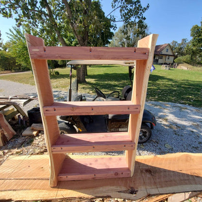 Small Cedar Bookshelf
