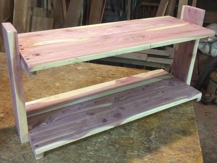 Cedar Shoe Rack