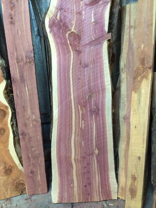 5 Ft Live Edge Cedar Slab