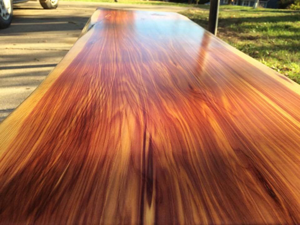 6'  Live Edge Cedar Slab