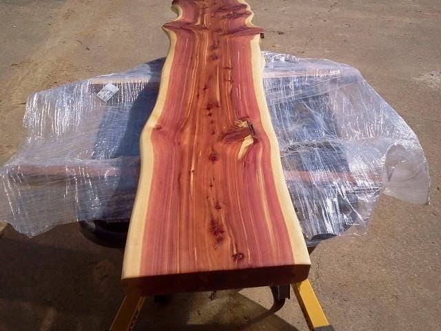 6'  Live Edge Cedar Slab