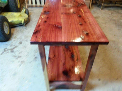 3 foot Live Edge Cedar Coffee Table