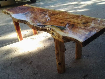 3 foot Live Edge Cedar Coffee Table