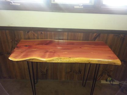 4 foot Live Edge Cedar Coffee Table