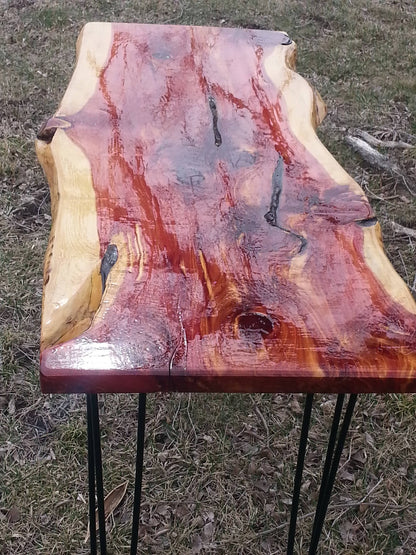 6 foot Live Edge Cedar Coffee Table