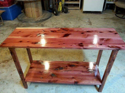 6 foot Live Edge Cedar Coffee Table