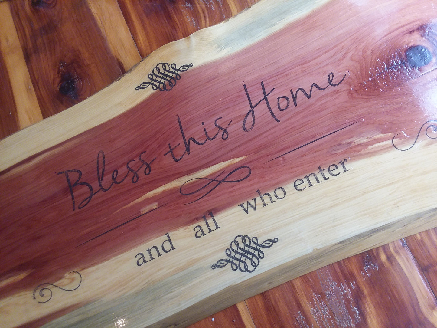 Cedar Wall Signs