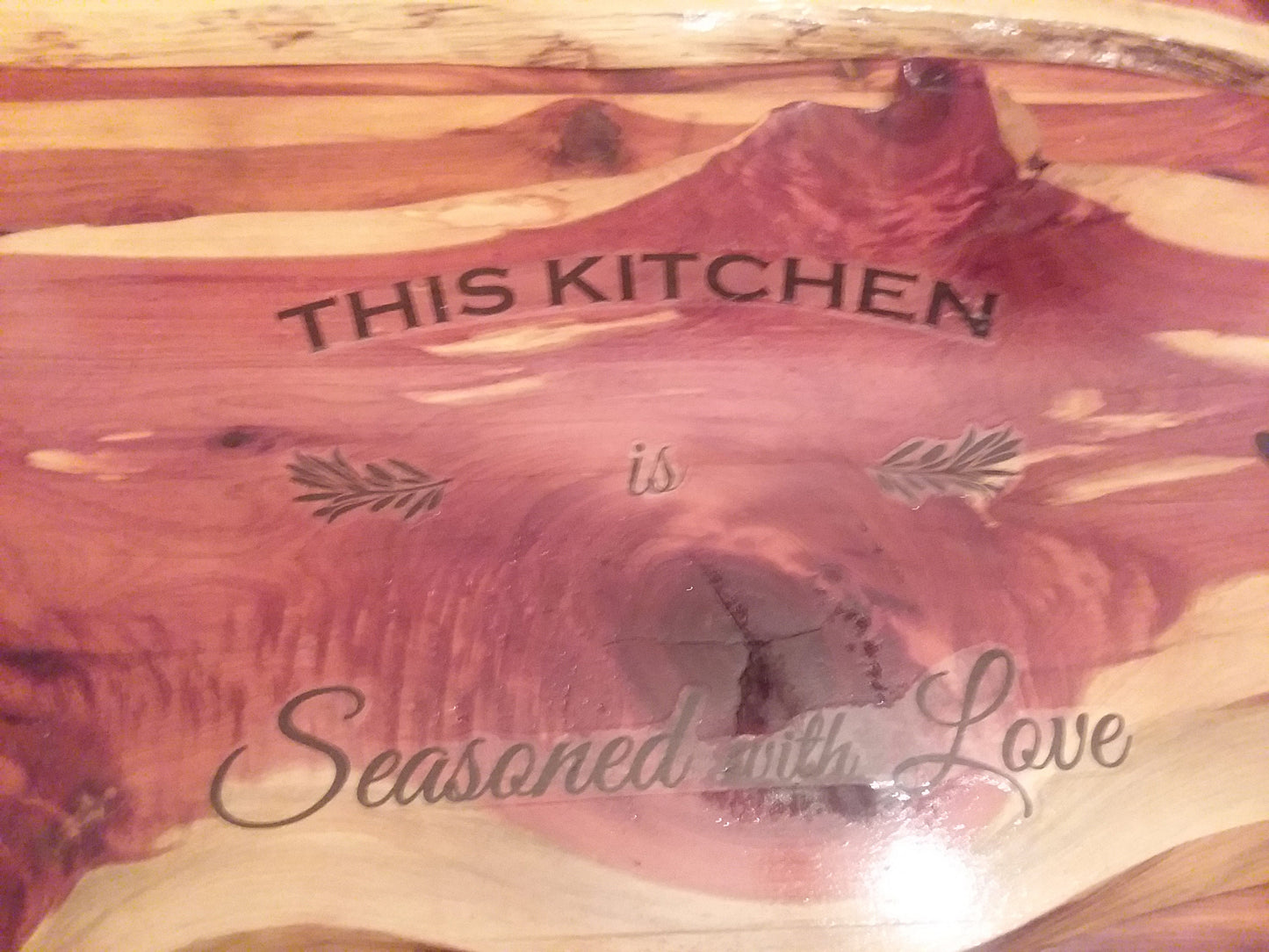 Cedar Wall Signs
