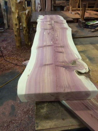 5 Ft Live Edge Cedar Slab