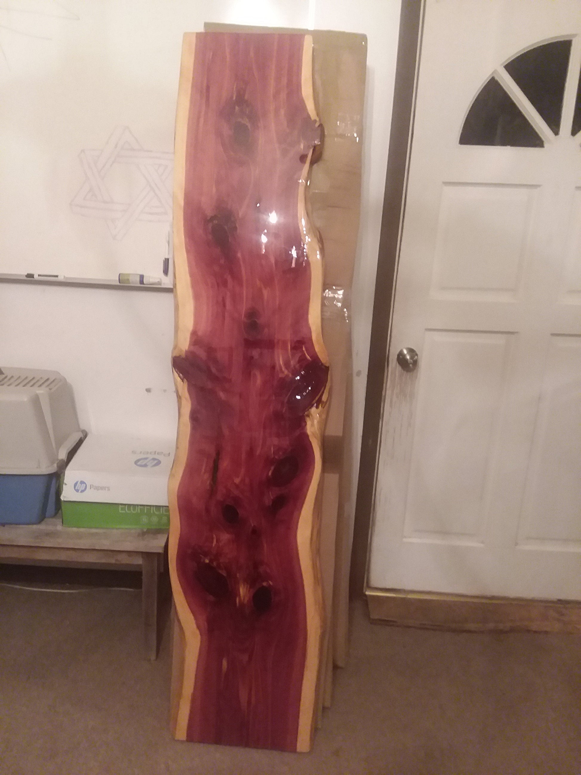 Raw Cedar Slab, Red Cedar Slab, Live Edge Cedar Slab, Wood Slab, Live –  Strong Oaks Woodshop