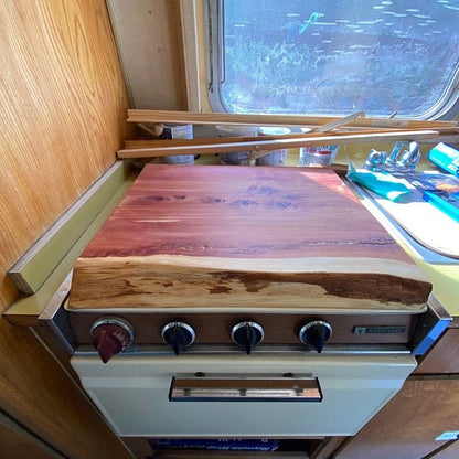 Small Rustic Live Edge Cedar Table Tops