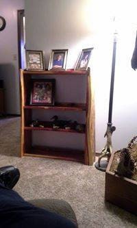 Small Cedar Bookshelf
