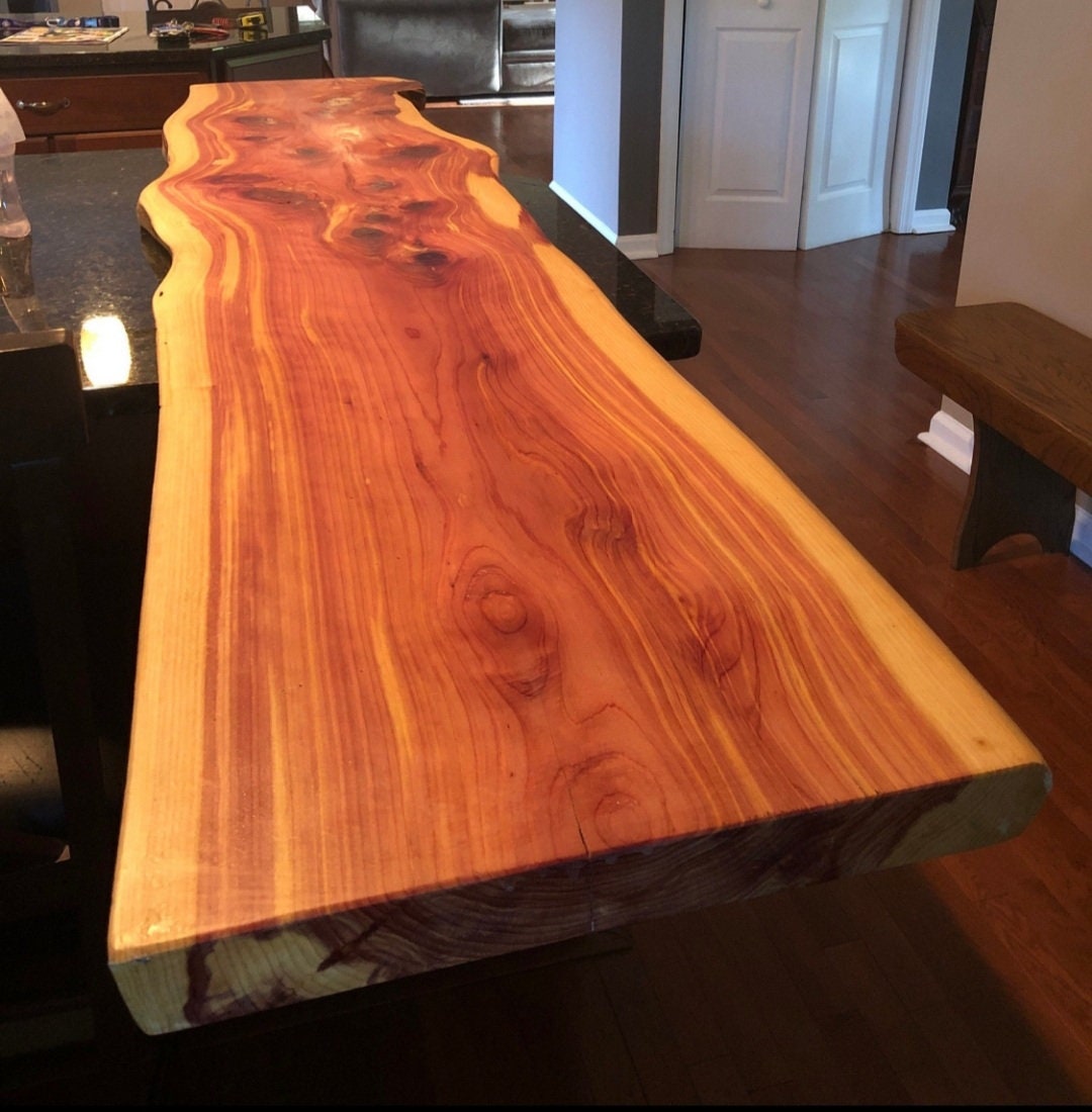 6'  Live Edge Cedar Slab