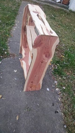 Small Cedar Bookshelf