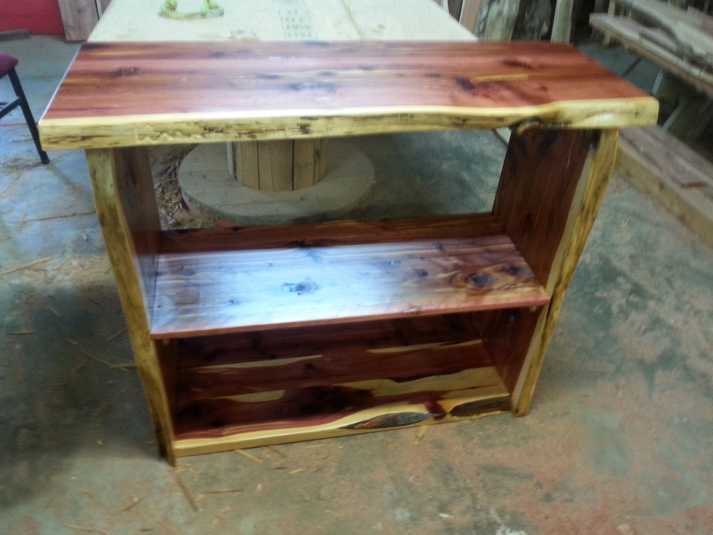 Small Cedar Bookshelf