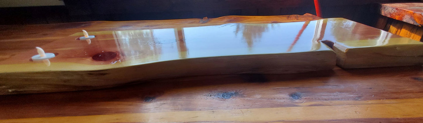 Live Edge Cedar Bath Tray