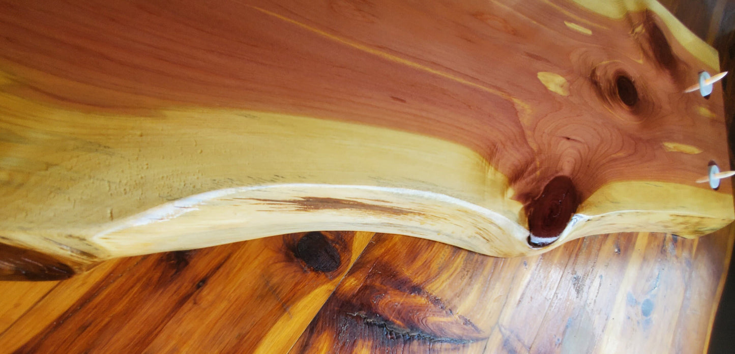 Live Edge Cedar Bath Tray