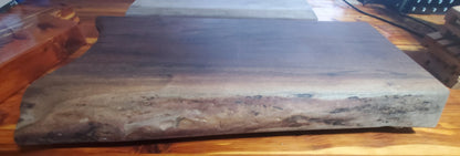 Footed & Curved End Black Walnut Cutting Board / Serving Tray / Charcuterie Board