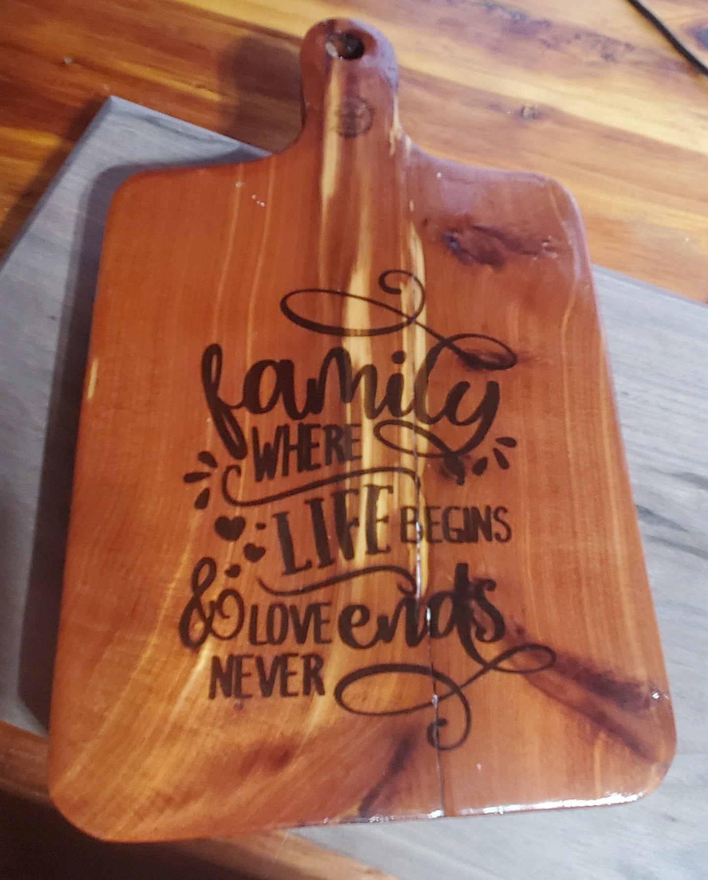 Decorative Cutting Board - "Family"