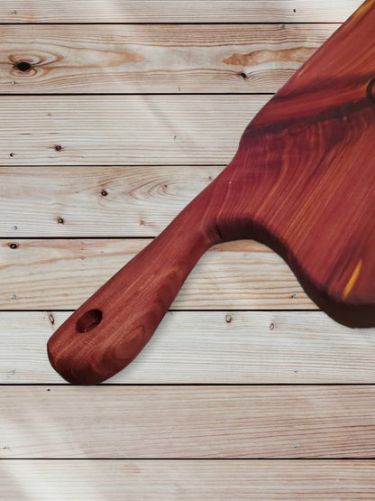 Cedar Charcuterie Board with Unique Style